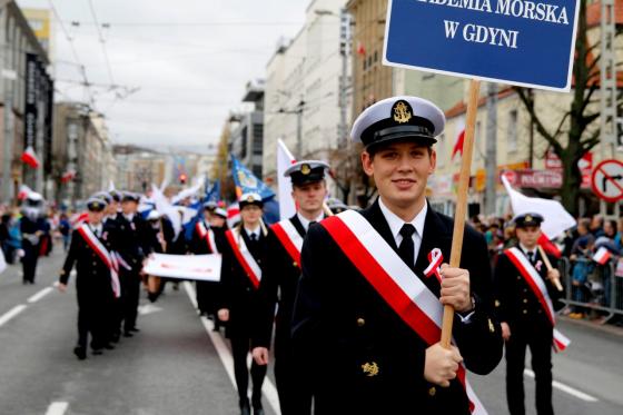 Parada Niepodległości w Gdyni, fot. Katarzyna Okońska