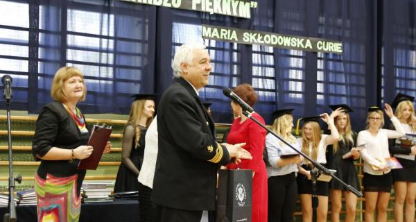 Zakończenie roku szkolnego w II Liceum Ogólnokształcącym w Rumi, fot. Katarzyna Okońska